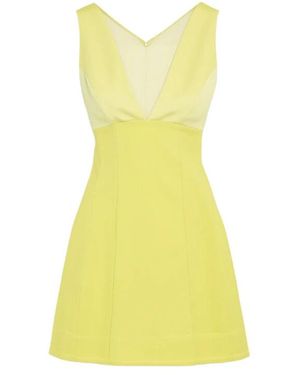 Alice + Olivia Short Dresses - Yellow