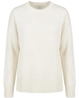 Malo Round-Neck Knitwear - Blanc