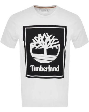 Timberland Bedrucktes Baumwoll-T-Shirt - Schwarz