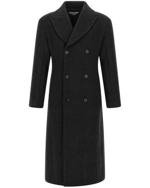 Jacquemus Double-Breasted Coats - Black