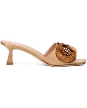 Alberta Ferretti Heeled Mules - Brown