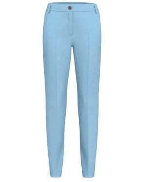 Marella Slim-Fit Trousers - Blue