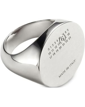 MM6 by Maison Margiela Rings - Metallic