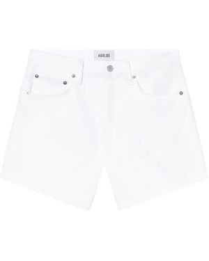 Agolde Denim Shorts - White