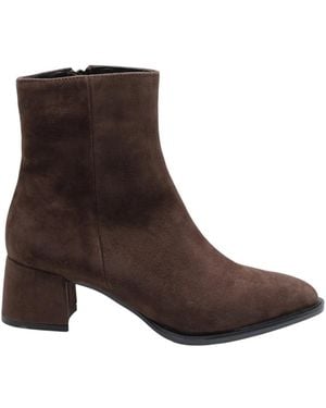 E mia Heeled Boots - Marron