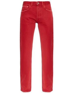 Isabel Marant Straight Fit Jeans - Red