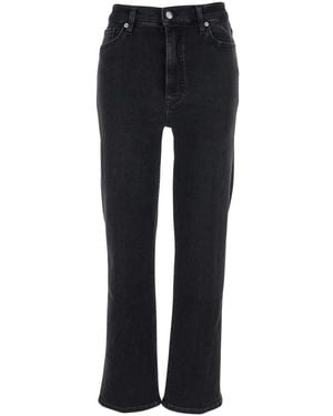 FRAME Straight Jeans - Zwart