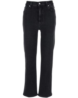 FRAME Straight Jeans - Zwart