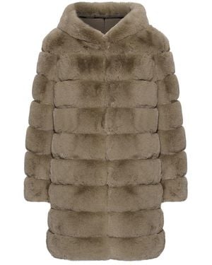 American Dreams Faux Fur & Shearling Jackets - Neutro