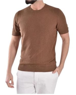 Gran Sasso Round-Neck Knitwear - Marrón