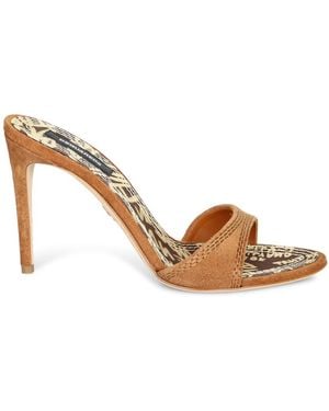 DSquared² Heeled Mules - Metálico