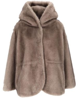 Bully Faux Fur & Shearling Jackets - Brown