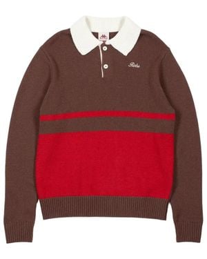 Kappa V-Neck Knitwear - Red