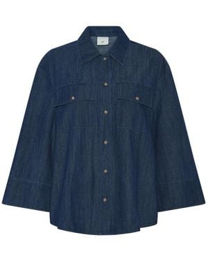 Heartmade Denim Shirts - Blue