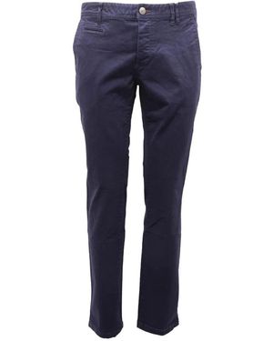 AT.P.CO Slim-Fit Trousers - Azul