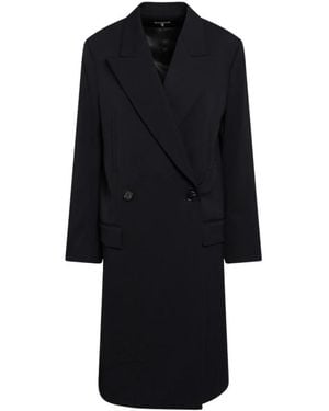 Loewe Zweireihiger Mantel - Schwarz