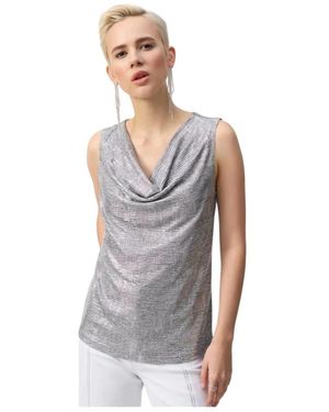 Joseph Ribkoff Sleeveless Tops - Grey
