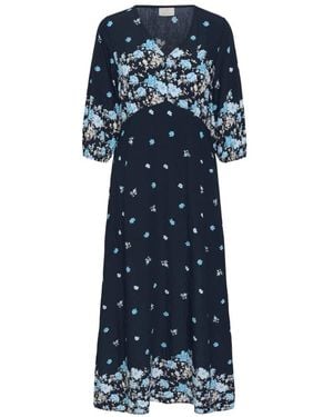 Kaffe Midi Dresses - Azul