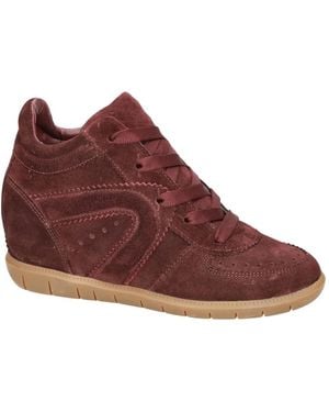 Softwaves Schoenen ,Rood ,Leer Patty Wedge Sneaker