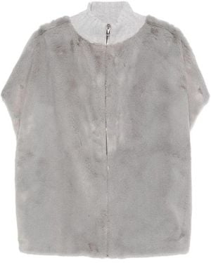 Le Tricot Perugia Vests - Gray