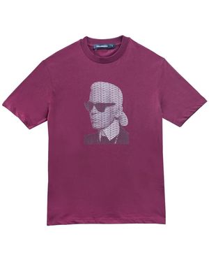 Karl Lagerfeld T-Shirts - Violet