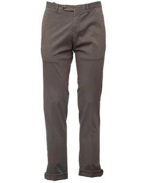 PT Torino Broeken ,Grijs ,Katoen Pantaloni Slim
