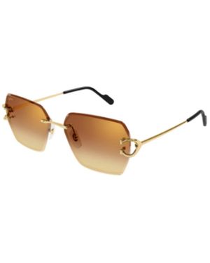 Cartier C Décor Zonnebril - Metallic