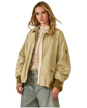 Souvenir Clubbing Bomber Jackets - Metallic