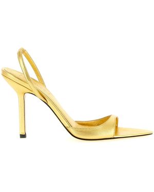 ARMARIUM Schoenen ,Geel ,Leer Giustina Sandalen - Metallic