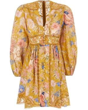 Zimmermann Short Dresses - Metallic