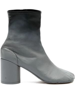 MM6 by Maison Martin Margiela Graue Tabi-Zehen Chunky Blockabsatzschuhe
