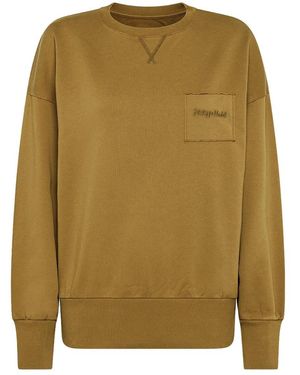 Philippe Model Sudadera Brigitte Amarillo Mostaza, Mujer, Talla - Verde