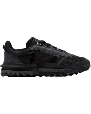 Lacoste Elite Active Mesh- Und Leder-Sneakers - Schwarz