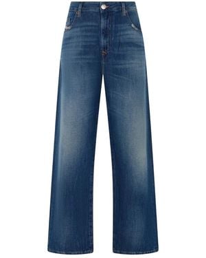 DIESEL Wide Jeans - Azul