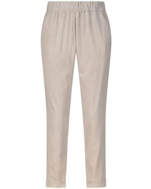 Lis Lareida Slim-Fit Trousers - Natural