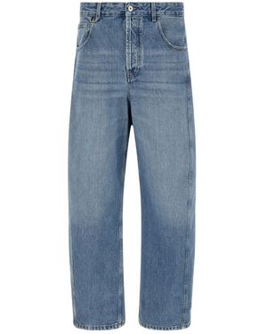 Jacquemus Mirada De-Nîmes Denim Broek - Blauw