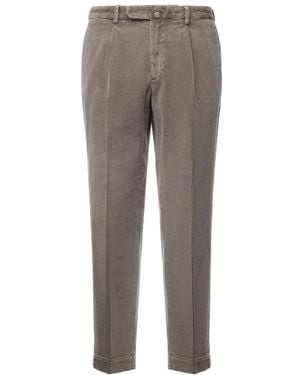 Santaniello Straight Trousers - Grey