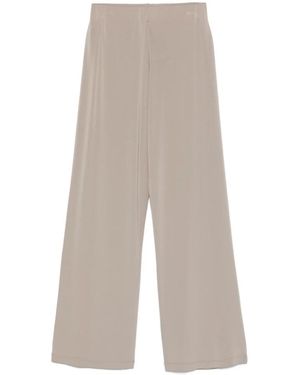 Le Tricot Perugia Wide Trousers - Grigio