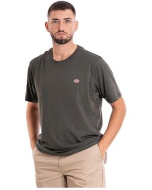 Dickies T-Shirt Mezza Manica Mapleton - Grijs