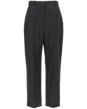 McQueen Pinstripe Wool Broeken - Grijs