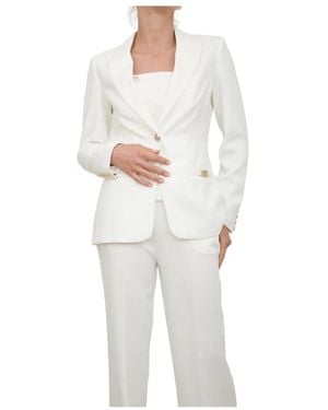 Guess Jassen ,Wit ,Polyester Witte Jas