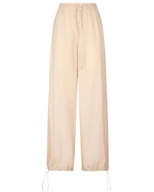Liu Jo Straight Trousers - Natural