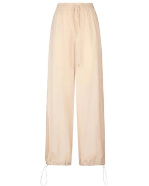 Liu Jo Straight Trousers - Natural