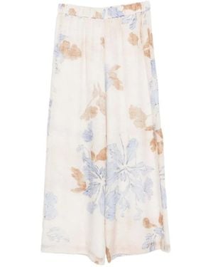 Seventy Wide Trousers - Blanc