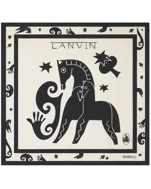 Lanvin Silky Scarves - Negro
