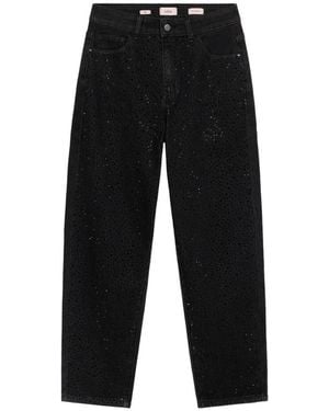 Oltre Loose-Fit Jeans - Negro