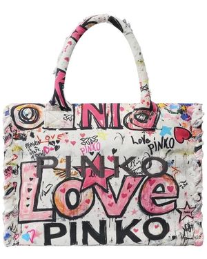 Pinko Tote Bags - Rose
