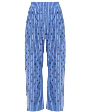 Munthe Wide Trousers - Azul