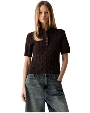 Gestuz Gzthilla Polo Pullover - Zwart