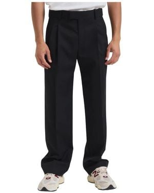Drole de Monsieur Straight Trousers - Nero